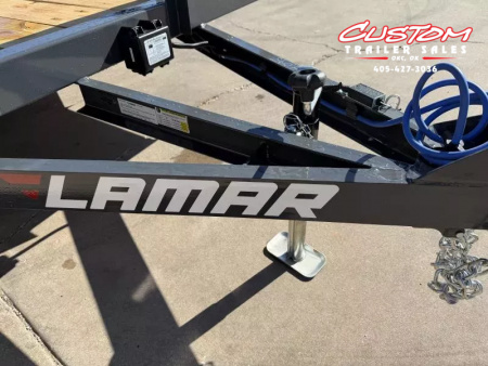 New #148137 2026 LAMAR UC 16 X 77 TANDEM AXLE 7K SQUARE TUBE TOP UTILITY W/ RAMP GATE