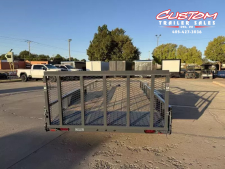 New #148151 2026 LAMAR UC 16 X 83 TANDEM AXLE SQUARE TUBE TOP 7K UTILITY W/ 2' DOVE & RAMP GATE