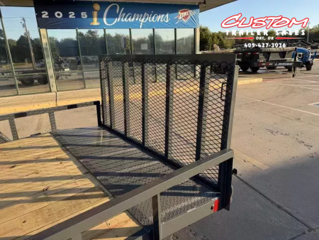 New #148151 2026 LAMAR UC 16 X 83 TANDEM AXLE SQUARE TUBE TOP 7K UTILITY W/ 2' DOVE & RAMP GATE