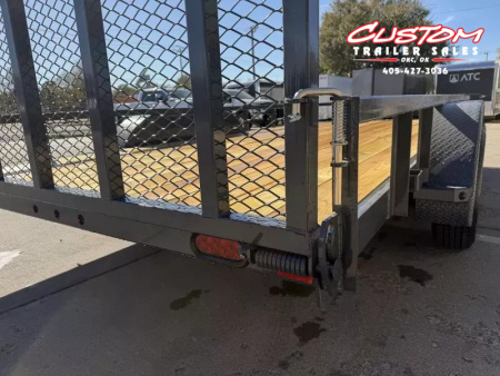 New #148153 2026 LAMAR UC 16 X 83 TANDEM AXLE SQUARE TUBE TOP 7K UTILITY W/ REAR RAMP GATE