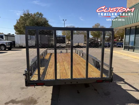 New #148153 2026 LAMAR UC 16 X 83 TANDEM AXLE SQUARE TUBE TOP 7K UTILITY W/ REAR RAMP GATE