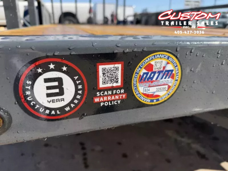 New #148153 2026 LAMAR UC 16 X 83 TANDEM AXLE SQUARE TUBE TOP 7K UTILITY W/ REAR RAMP GATE