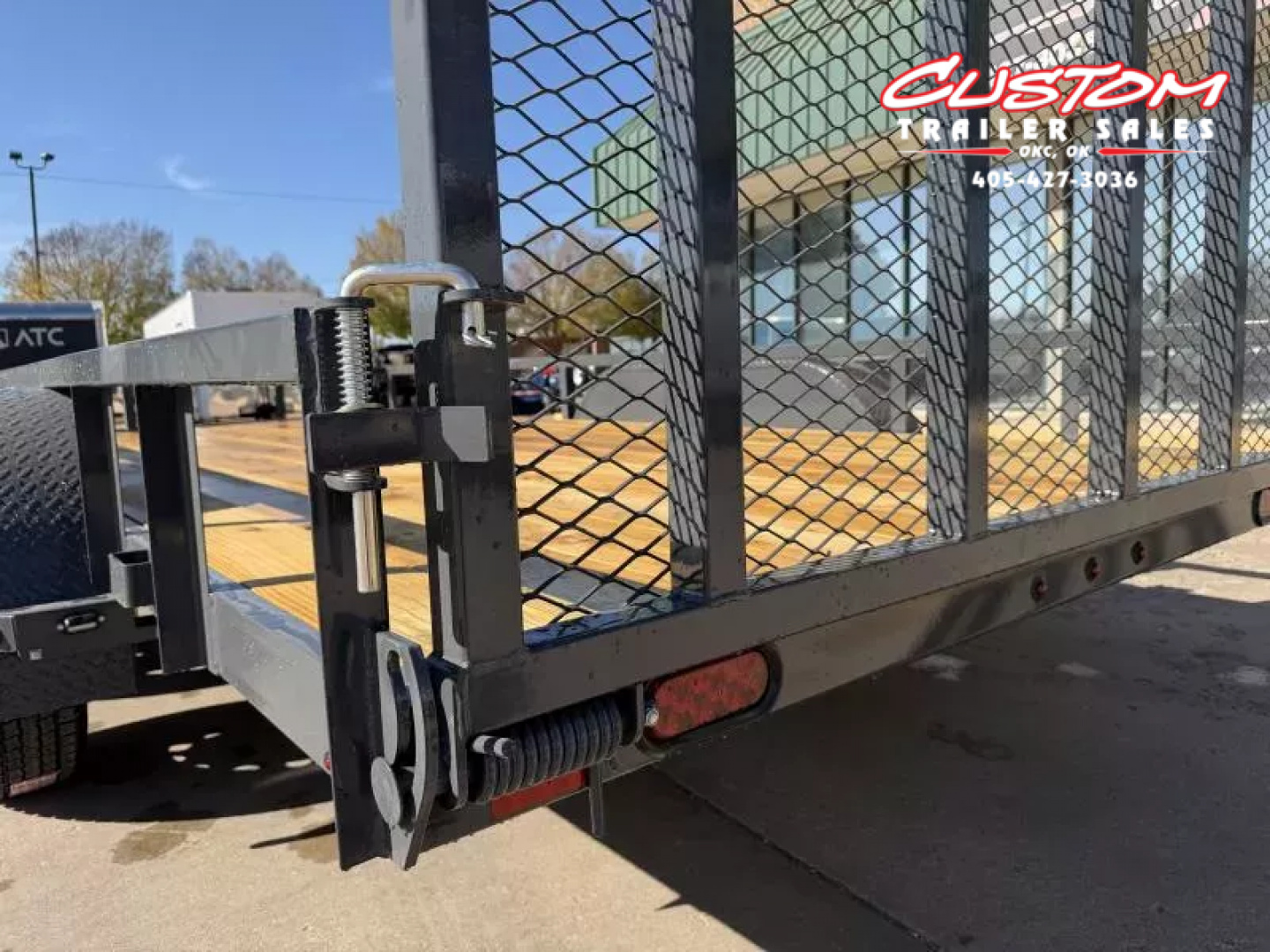 New #148154 2026 LAMAR UC 16 X 83 TANDEM AXLE SQUARE TUBE TOP 7K UTILITY W/ REAR RAMP GATE