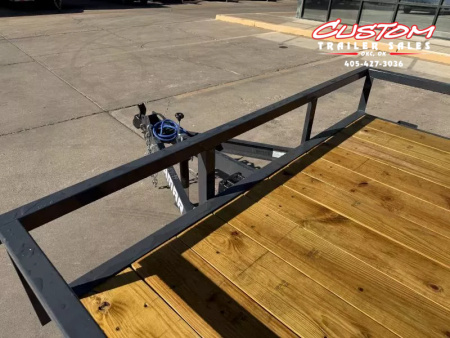 New #148154 2026 LAMAR UC 16 X 83 TANDEM AXLE SQUARE TUBE TOP 7K UTILITY W/ REAR RAMP GATE