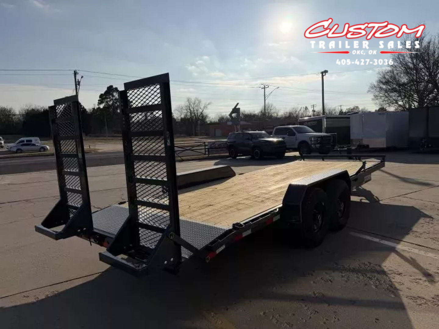 New #148504 2026 LAMAR H6 22 X 83 TANDEM AXLE 14K EQUIPMENT HAULER W/ STAND UP RAMPS