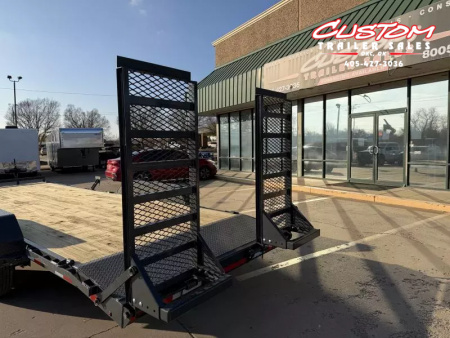 New #148504 2026 LAMAR H6 22 X 83 TANDEM AXLE 14K EQUIPMENT HAULER W/ STAND UP RAMPS