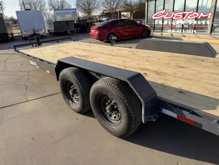 New #148504 2026 LAMAR H6 22 X 83 TANDEM AXLE 14K EQUIPMENT HAULER W/ STAND UP RAMPS