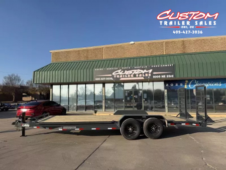 New #148504 2026 LAMAR H6 22 X 83 TANDEM AXLE 14K EQUIPMENT HAULER W/ STAND UP RAMPS