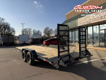 New #148504 2026 LAMAR H6 22 X 83 TANDEM AXLE 14K EQUIPMENT HAULER W/ STAND UP RAMPS