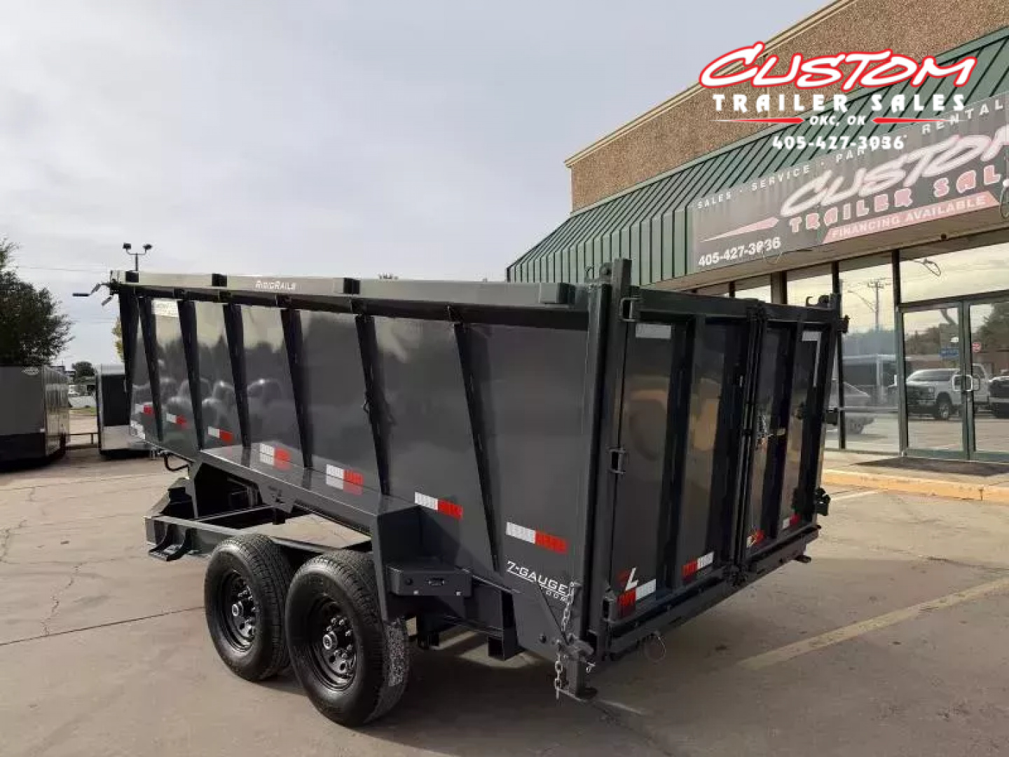 New #148951 2026 LAMAR DT 14 X 83 TANDEM AXLE 14K BUMPER PULL TELESCOPIC DUMP TRAILER W/ 4' SIDES