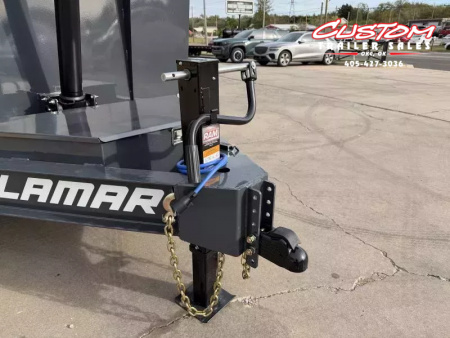 New #148951 2026 LAMAR DT 14 X 83 TANDEM AXLE 14K BUMPER PULL TELESCOPIC DUMP TRAILER W/ 4' SIDES