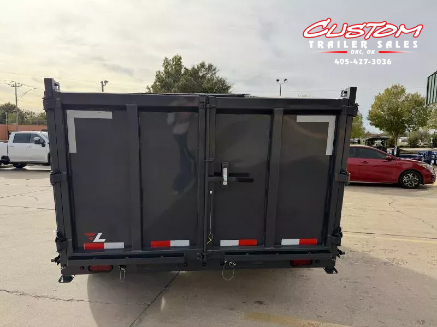 New #148952 2026 LAMAR DT 14 X 83 TANDEM AXLE 14K BUMPER PULL TELESCOPIC DUMP TRAILER W/ 4' SIDES