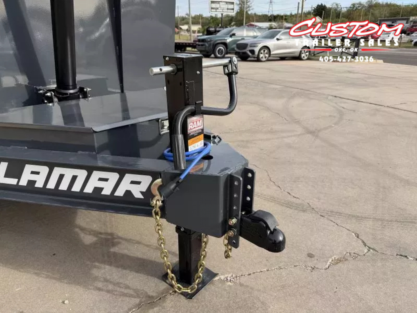 New #148952 2026 LAMAR DT 14 X 83 TANDEM AXLE 14K BUMPER PULL TELESCOPIC DUMP TRAILER W/ 4' SIDES