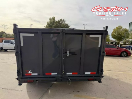 New #148952 2026 LAMAR DT 14 X 83 TANDEM AXLE 14K BUMPER PULL TELESCOPIC DUMP TRAILER W/ 4' SIDES