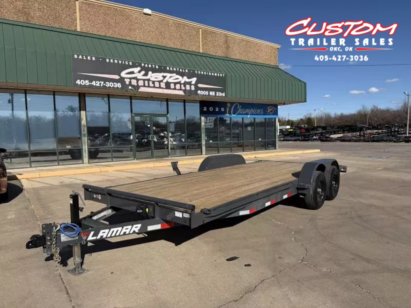 New #149081 2026 LAMAR CC 20 X 83 TANDEM AXLE 10K WOOD FLOOR CAR HAULER