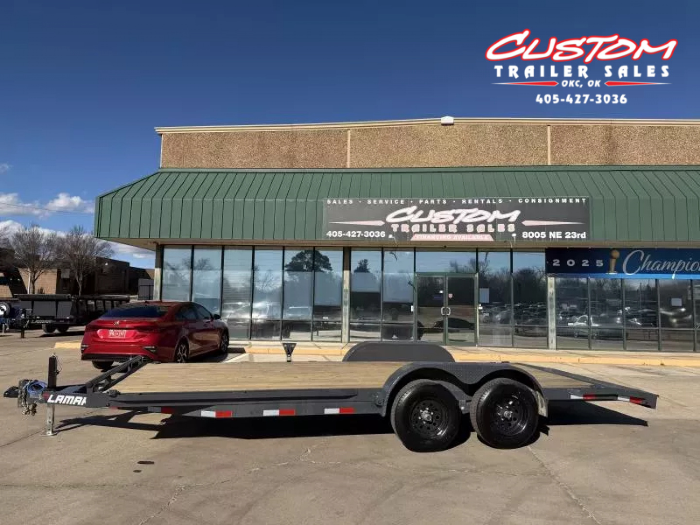 New #149081 2026 LAMAR CC 20 X 83 TANDEM AXLE 10K WOOD FLOOR CAR HAULER