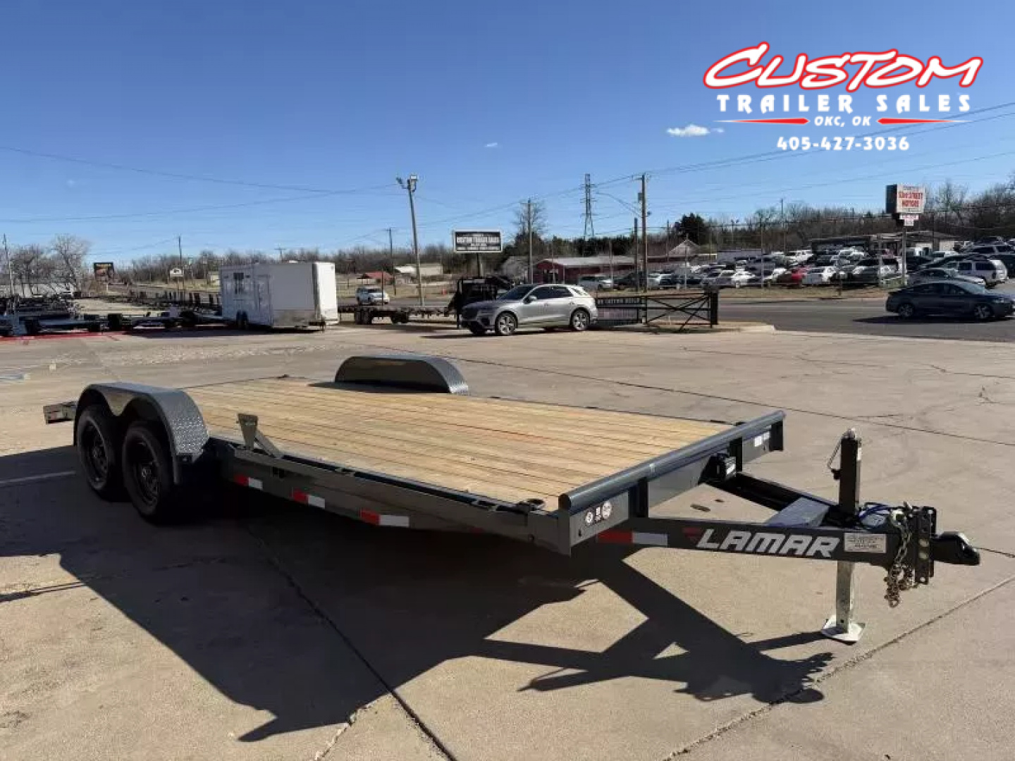 New #149081 2026 LAMAR CC 20 X 83 TANDEM AXLE 10K WOOD FLOOR CAR HAULER