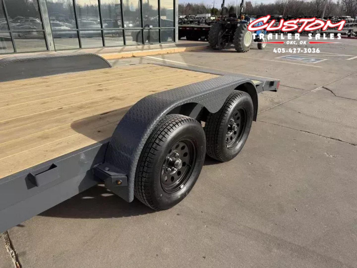 New #149296 2026 LAMAR CE 18 X 83 TANDEM AXLE 7K WOOD FLOOR CAR HAULER