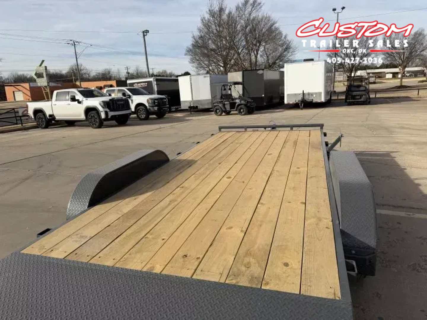 New #149296 2026 LAMAR CE 18 X 83 TANDEM AXLE 7K WOOD FLOOR CAR HAULER