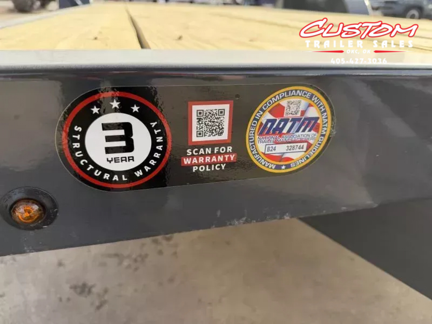 New #149296 2026 LAMAR CE 18 X 83 TANDEM AXLE 7K WOOD FLOOR CAR HAULER