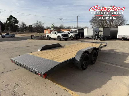 New #149296 2026 LAMAR CE 18 X 83 TANDEM AXLE 7K WOOD FLOOR CAR HAULER