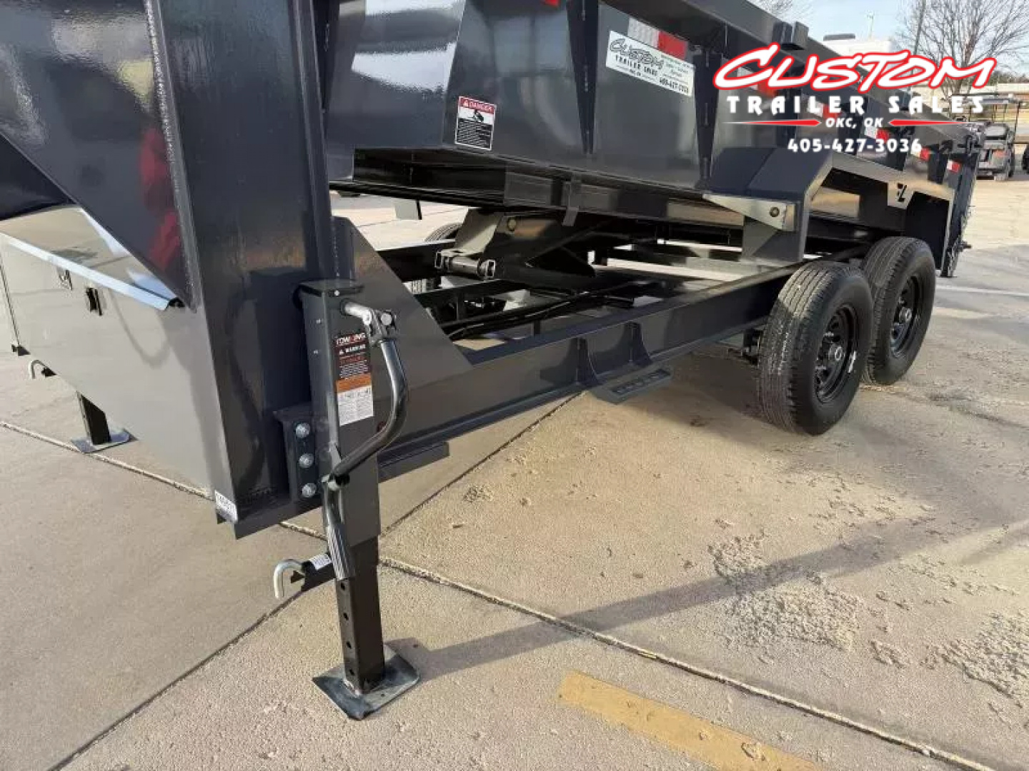 New #149511 2026 LAMAR DL 14 X 83 TANDEM AXLE LOW PRO 14K GOOSENECK DUMP W/ 2' SIDES