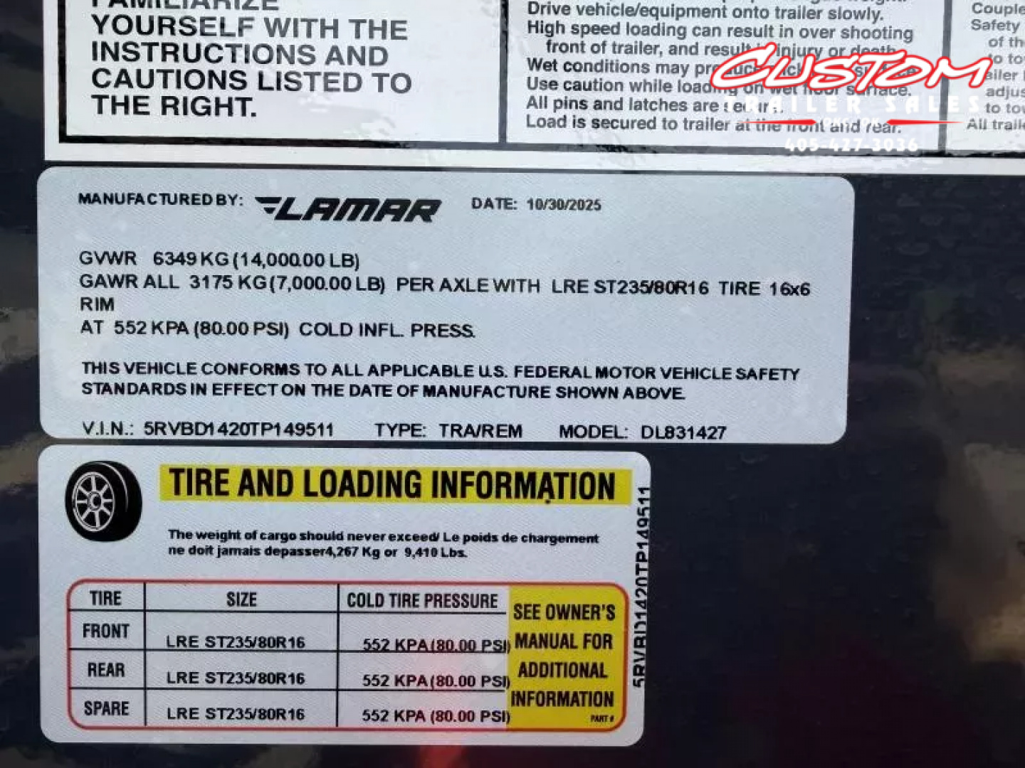 New #149511 2026 LAMAR DL 14 X 83 TANDEM AXLE LOW PRO 14K GOOSENECK DUMP W/ 2' SIDES
