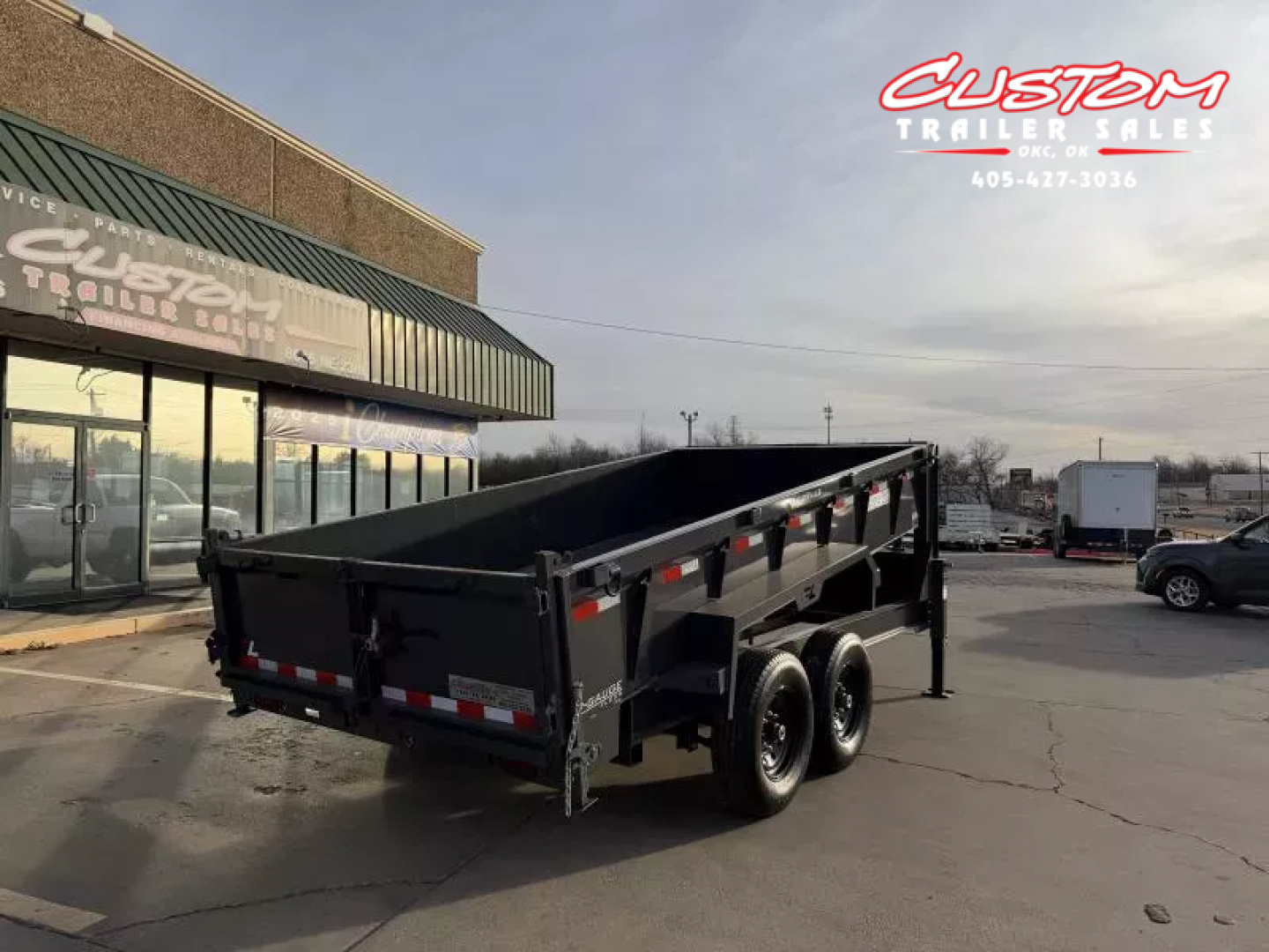New #149511 2026 LAMAR DL 14 X 83 TANDEM AXLE LOW PRO 14K GOOSENECK DUMP W/ 2' SIDES