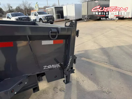 New #149511 2026 LAMAR DL 14 X 83 TANDEM AXLE LOW PRO 14K GOOSENECK DUMP W/ 2' SIDES