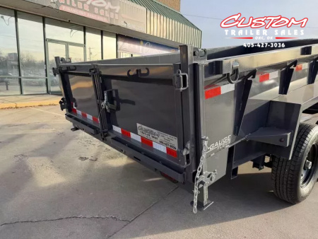 New #149511 2026 LAMAR DL 14 X 83 TANDEM AXLE LOW PRO 14K GOOSENECK DUMP W/ 2' SIDES