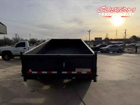 New #149511 2026 LAMAR DL 14 X 83 TANDEM AXLE LOW PRO 14K GOOSENECK DUMP W/ 2' SIDES