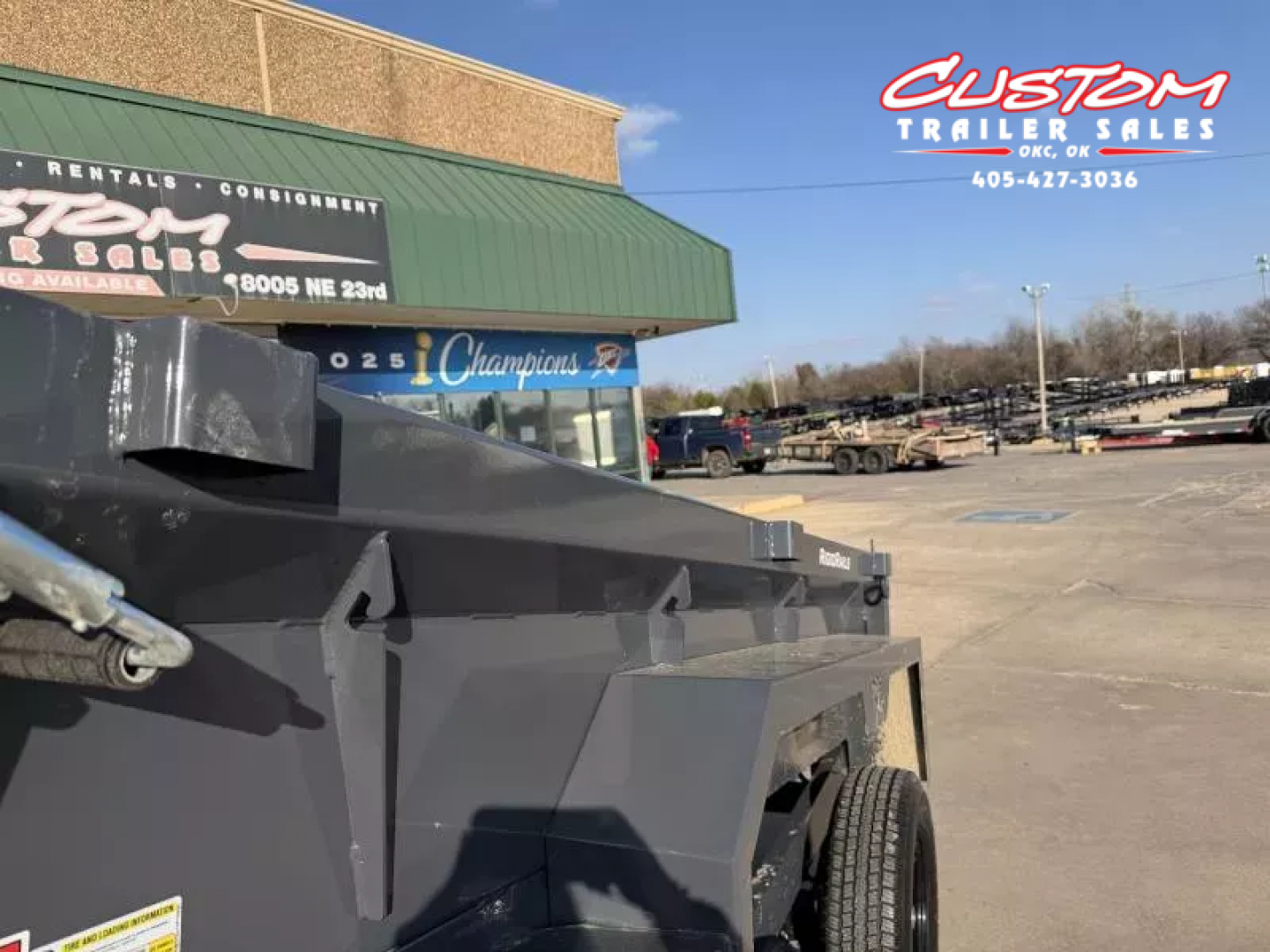 New #150091 LAMAR DS 5 X 10 TANDEM AXLE 7K MINI DUMP