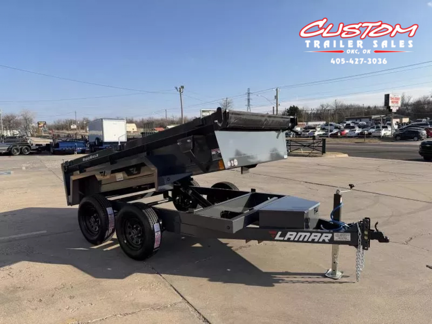 New #150091 LAMAR DS 5 X 10 TANDEM AXLE 7K MINI DUMP