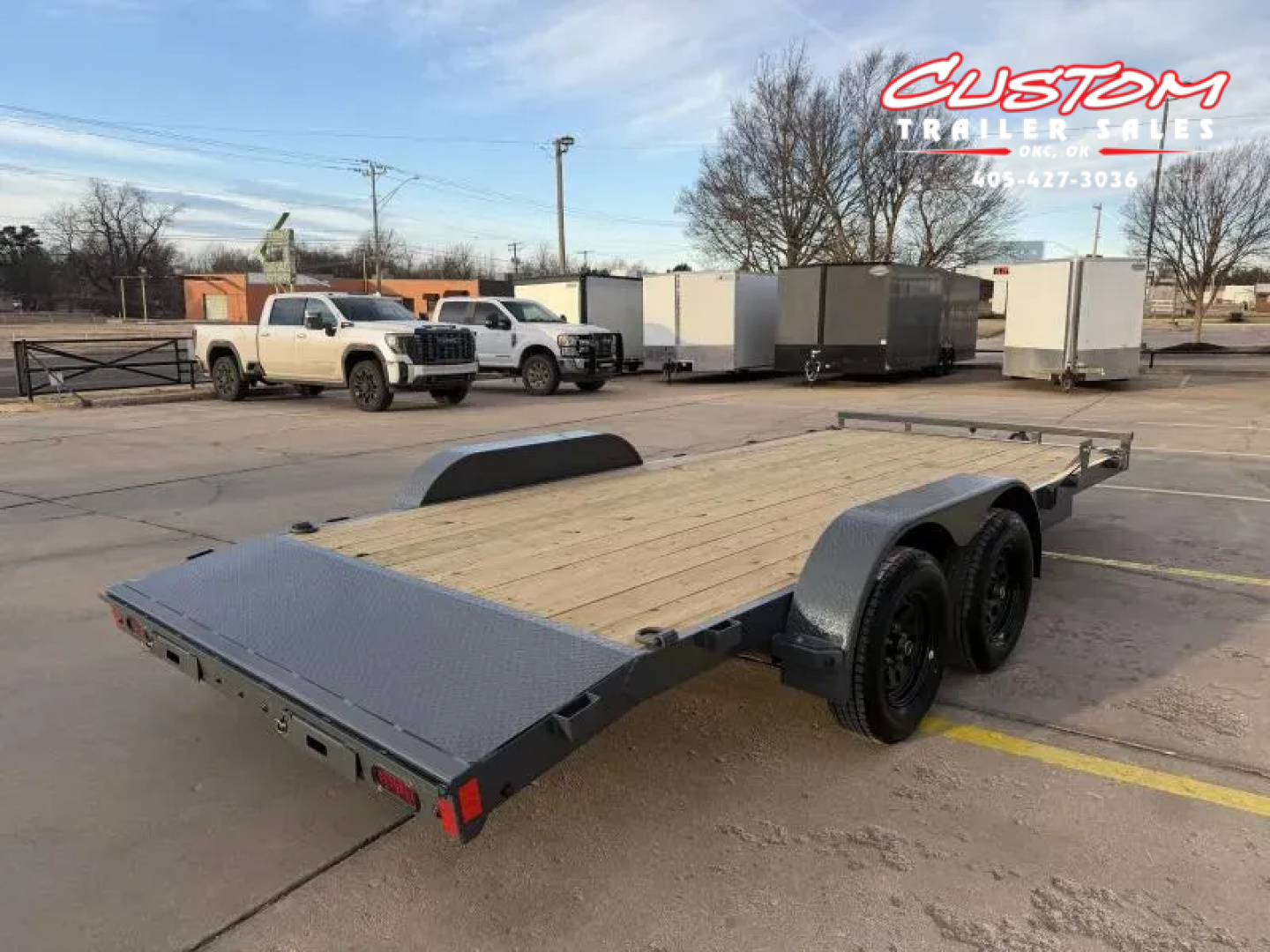 New #150434 2026 LAMAR CE 18 X 83 TANDEM AXLE 7K WOOD FLOOR CAR HAULER