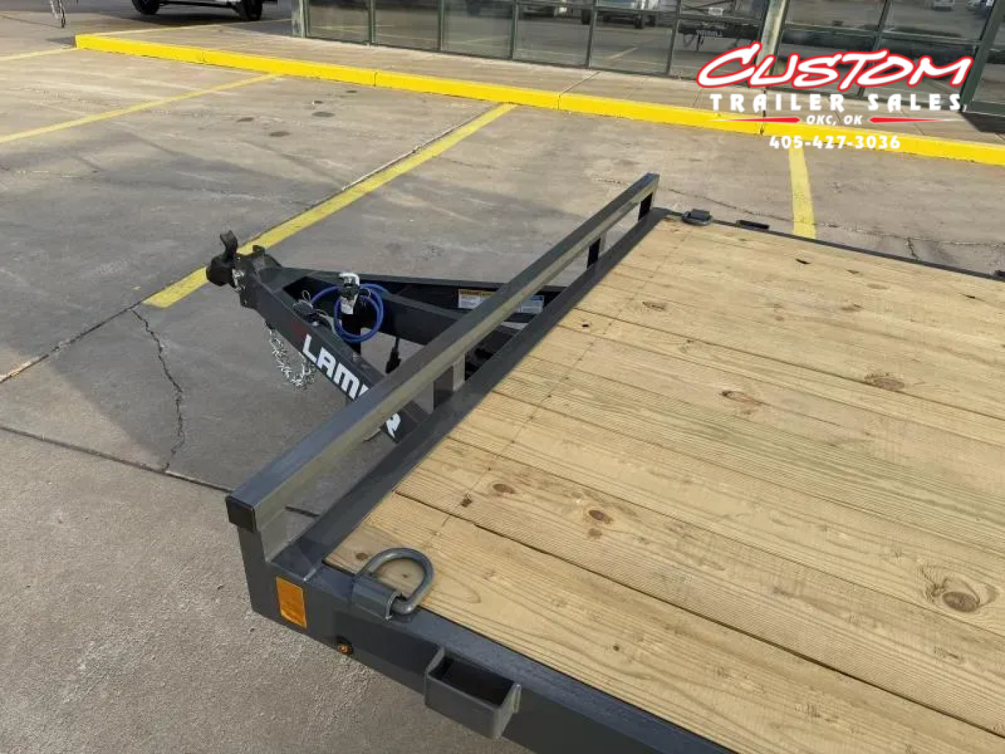 New #150434 2026 LAMAR CE 18 X 83 TANDEM AXLE 7K WOOD FLOOR CAR HAULER