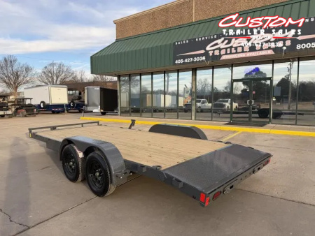 New #150434 2026 LAMAR CE 18 X 83 TANDEM AXLE 7K WOOD FLOOR CAR HAULER