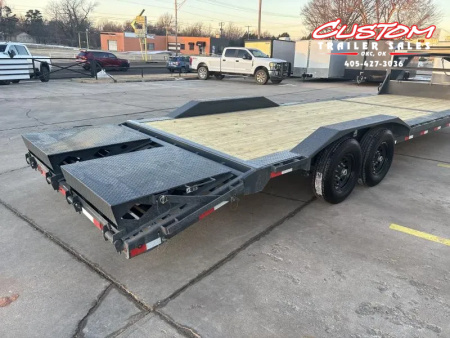 New #151418 2026 LAMAR H8 28 X 102  TANDEM AXLE 14K EQUIPMENT GOOSENECK W/ RHINO RAMPS