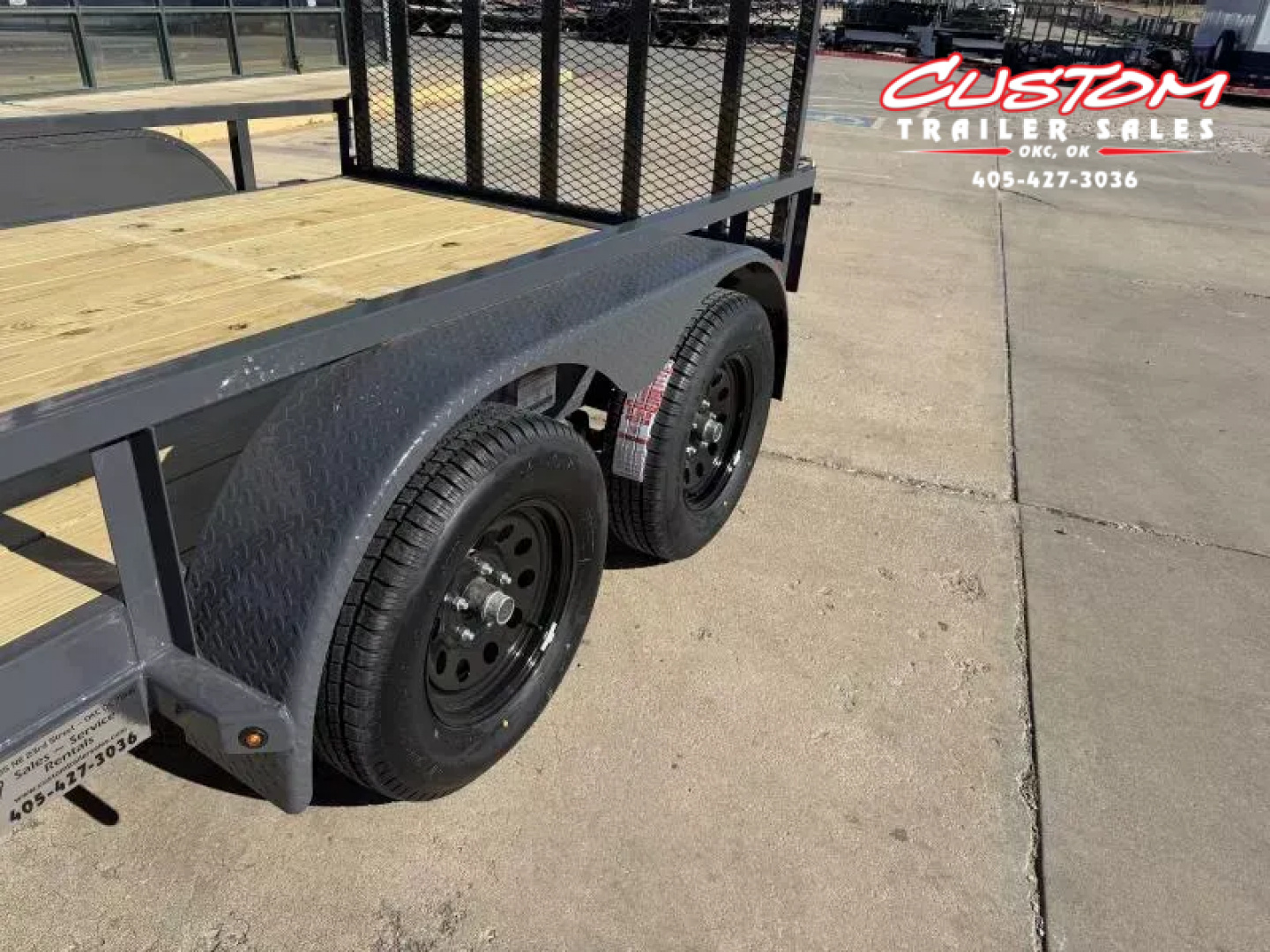 New #151596 2026 LAMAR UC 12 X 77 TANDEM AXLE 7K UTILITY W/ RAMP GATE