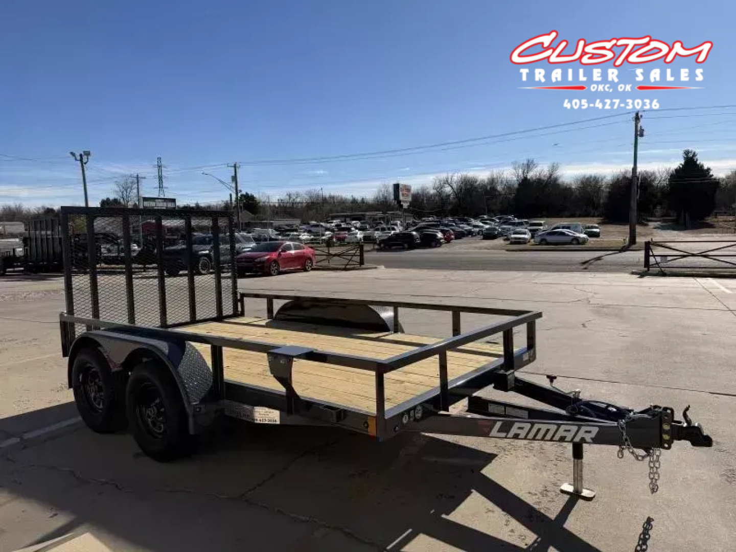 New #151596 2026 LAMAR UC 12 X 77 TANDEM AXLE 7K UTILITY W/ RAMP GATE