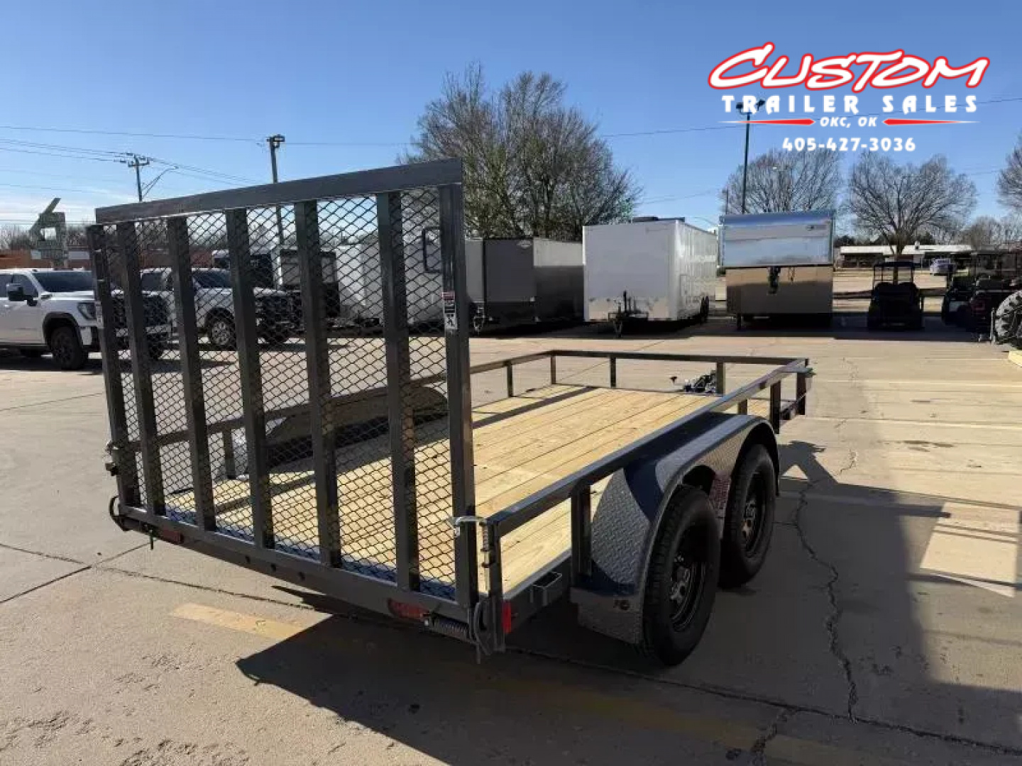 New #151596 2026 LAMAR UC 12 X 77 TANDEM AXLE 7K UTILITY W/ RAMP GATE
