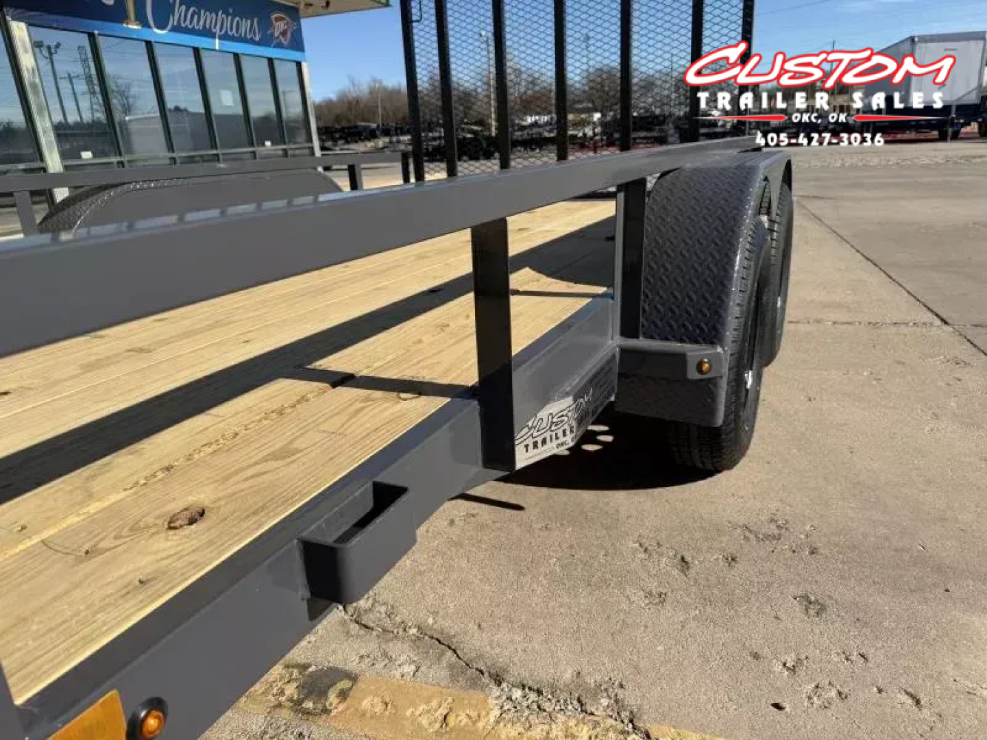 New #151596 2026 LAMAR UC 12 X 77 TANDEM AXLE 7K UTILITY W/ RAMP GATE