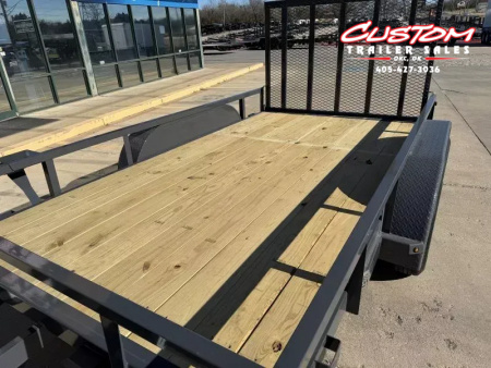 New #151596 2026 LAMAR UC 12 X 77 TANDEM AXLE 7K UTILITY W/ RAMP GATE