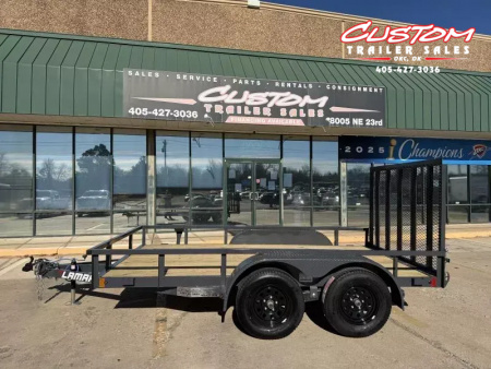 New #151596 2026 LAMAR UC 12 X 77 TANDEM AXLE 7K UTILITY W/ RAMP GATE