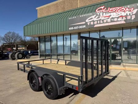 New #151596 2026 LAMAR UC 12 X 77 TANDEM AXLE 7K UTILITY W/ RAMP GATE