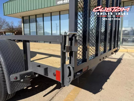 New #151596 2026 LAMAR UC 12 X 77 TANDEM AXLE 7K UTILITY W/ RAMP GATE