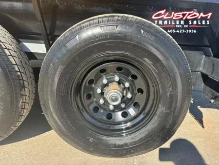 New #154158 2026 SOUTHLAND SL714 14 X 84 TANDEM AXLE 14K BUMPER PULL DUMP W/ SPARE TIRE