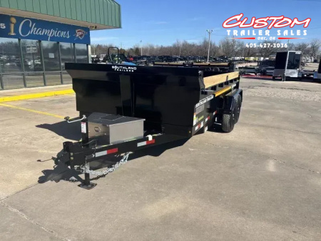 New #154158 2026 SOUTHLAND SL714 14 X 84 TANDEM AXLE 14K BUMPER PULL DUMP W/ SPARE TIRE