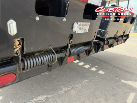 Used #242638 USED 2021 DIAMOND C FMAX210 25 X 102 DUAL TANDEM AXLE 20K FLATBED GOOSENECK W/ MAX RAMPS