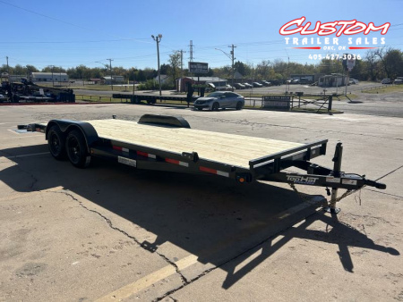 New #248090 2025 TOP HAT HDCH 22 X 83 TANDEM AXLE 10K WOOD FLOOR CAR HAULER