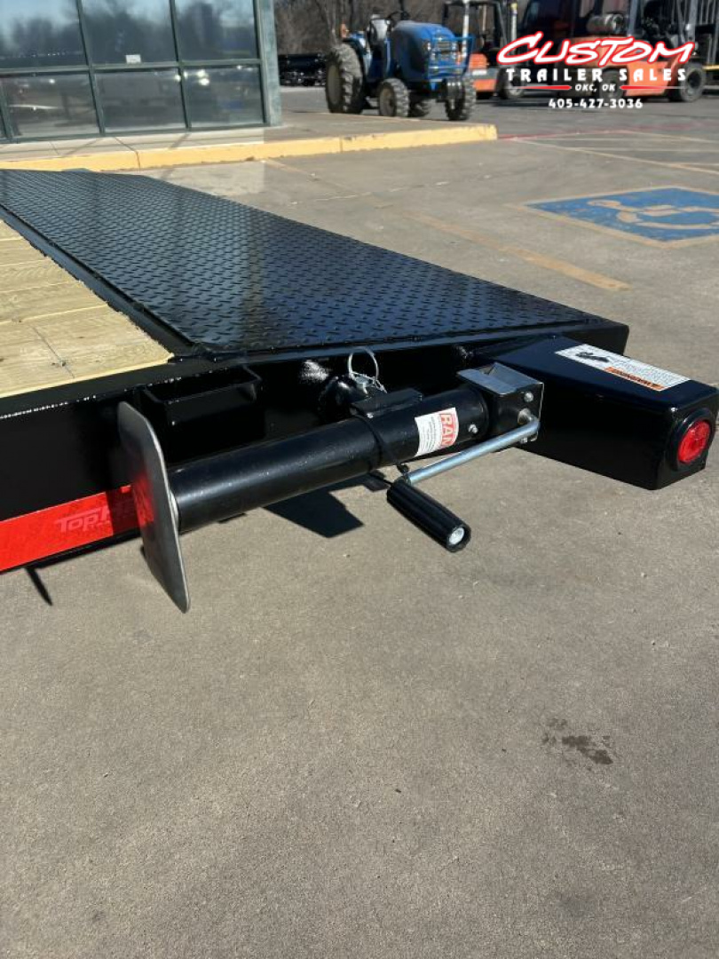 New #248990 2025 TOP HAT HDCH 22 X 83 TANDEM AXLE 10K WOOD FLOOR CAR HAULER